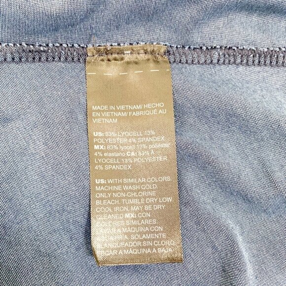 White House Black Market drop shoulder lyocel blend soft lightweight sweater top - Picture 5 of 7